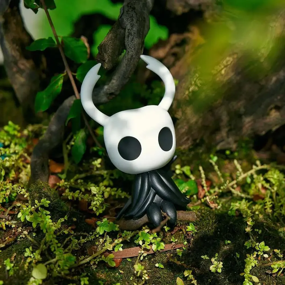 Hollow Knight Figure | Black White 3D Printed PLA | 9Cm Desk Display